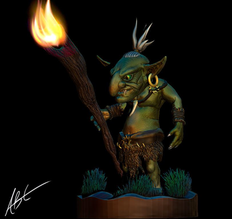 Render final del curso "Introduccion al Zbrush"