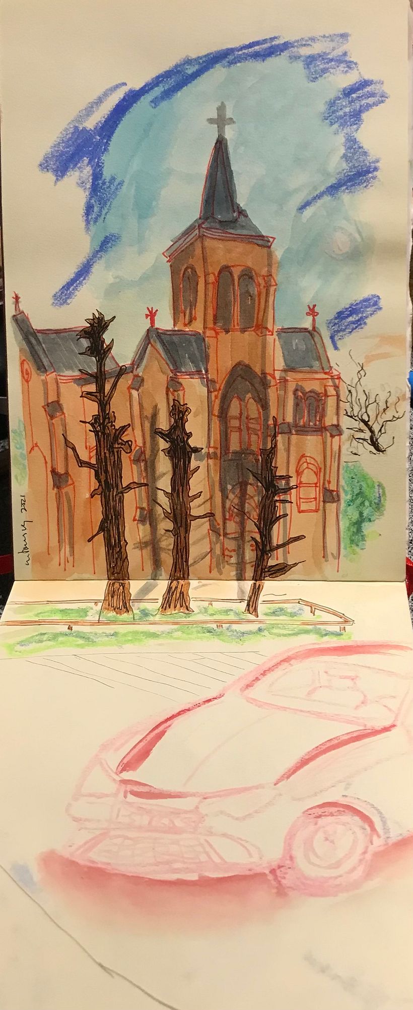 My project in Artistic Watercolor Sketching: Dare to Express Your Ideas course 7