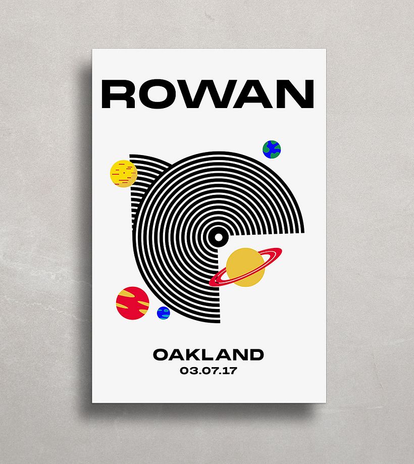 My project in Visual Identity Design: Clean and Simple Geometry course 6