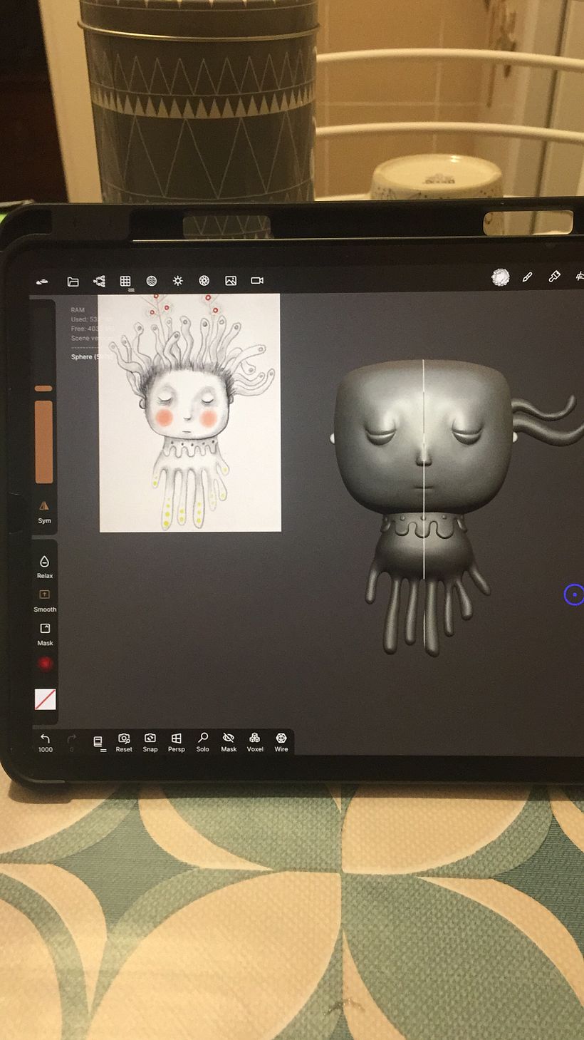 My project in Illustration of 3D Characters on Your iPad course 4