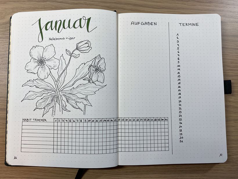 My project in Introduction to Illustrated Bullet Journaling course 7