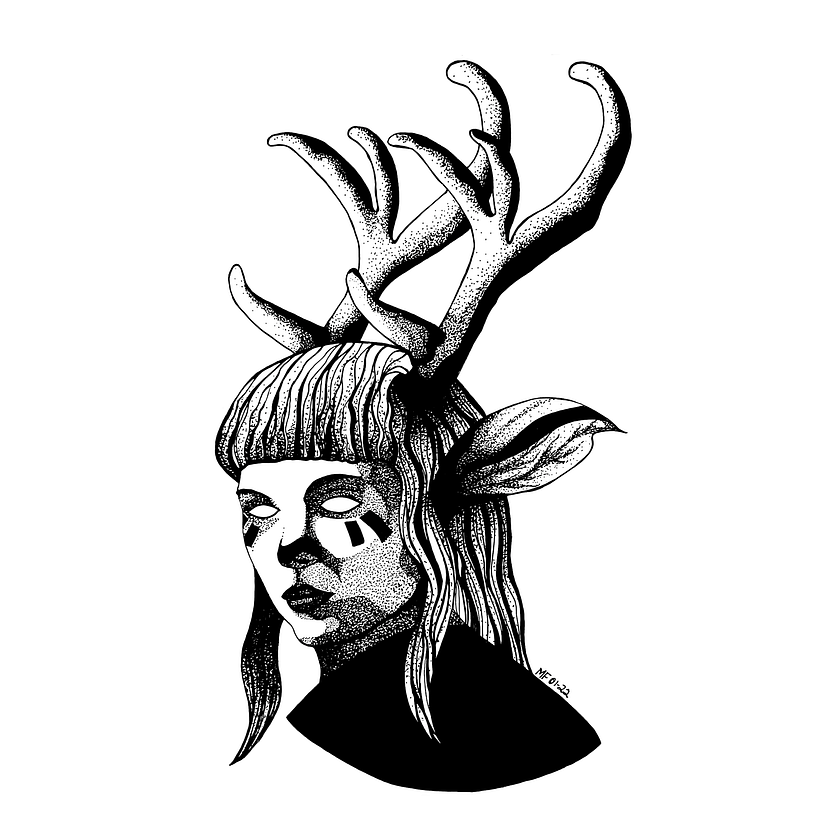 My project in Blackwork Tattoo Design course 2
