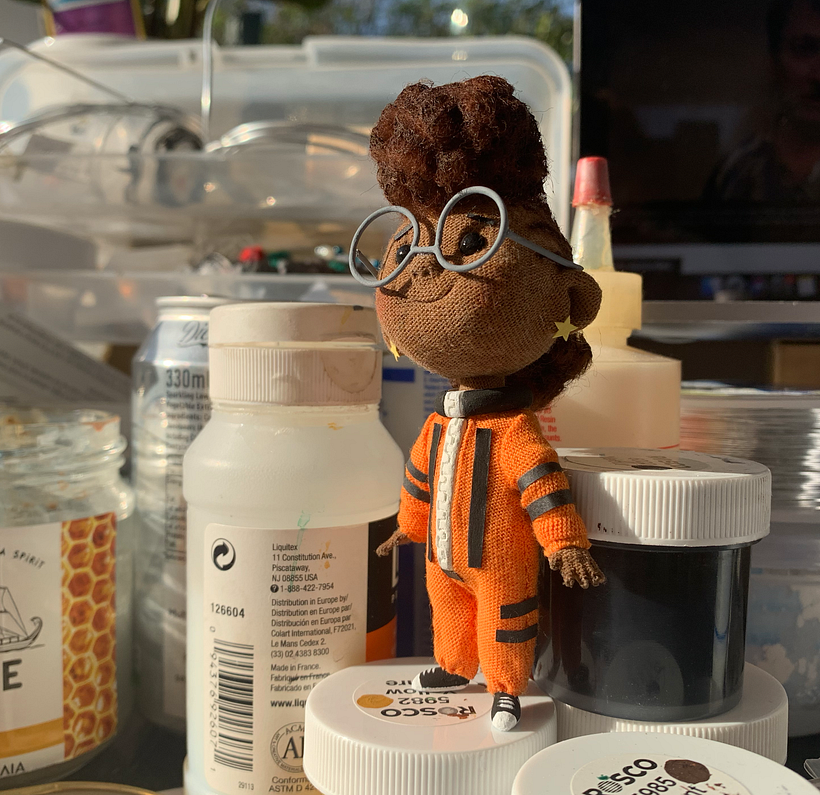 'Rocket and Jamal' Fabric and Felt Puppets - Design