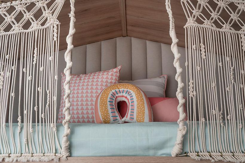Instalação em Macramê | Quarto infantil 9