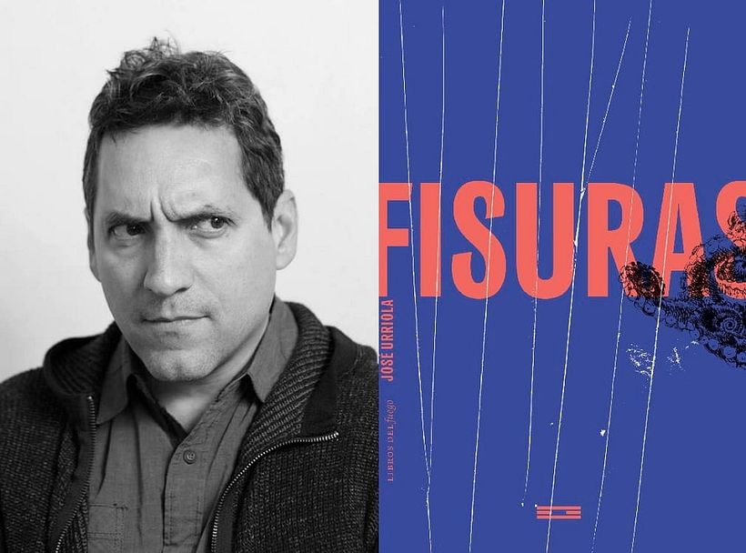 Fisuras, de José Urriola. Editado por Libros del Fuego. Diseño de Juan Fernando Mercerón.