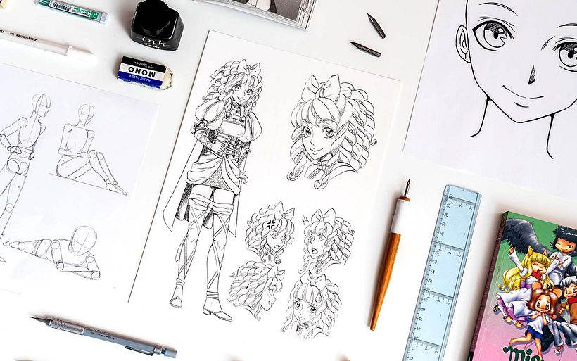 In her course, Natalia demonstrates how to create a unique character.