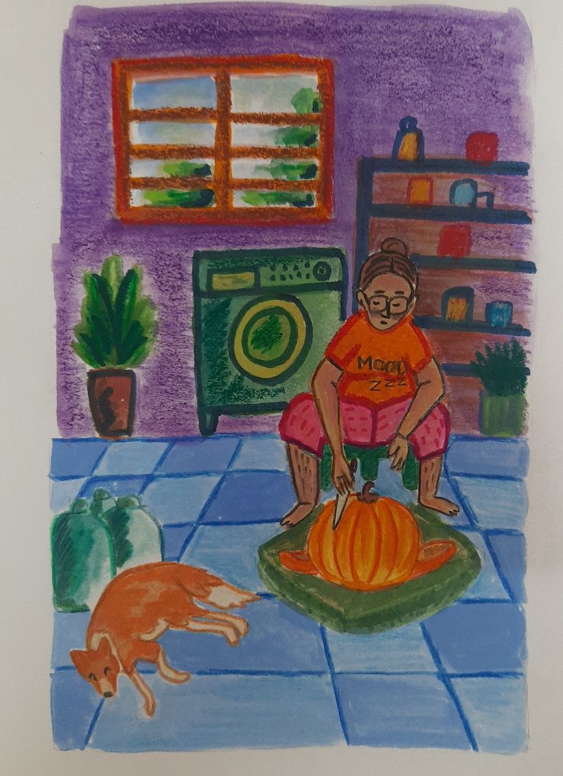 My project in Exploratory Sketchbook: Find Your Drawing Style course 4