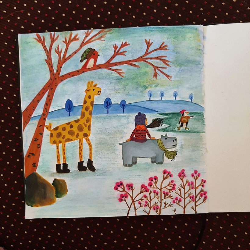 My project in Exploratory Sketchbook: Find Your Drawing Style course 3