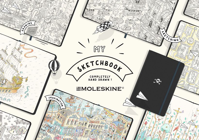 My sketchbook - Traditionele illustratie