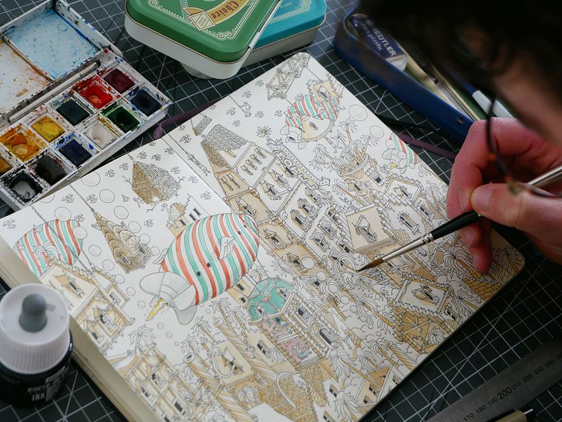 My sketchbook - Traditionele illustratie