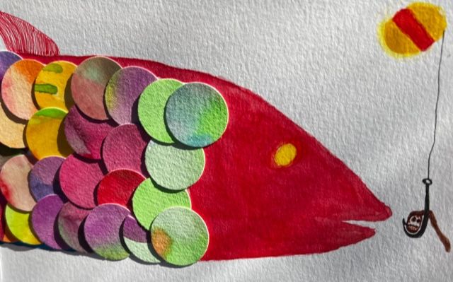 Rheba's final project in Creative Watercolor Sketching for Beginners course 5