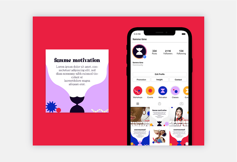 Applying final designs to mock-ups