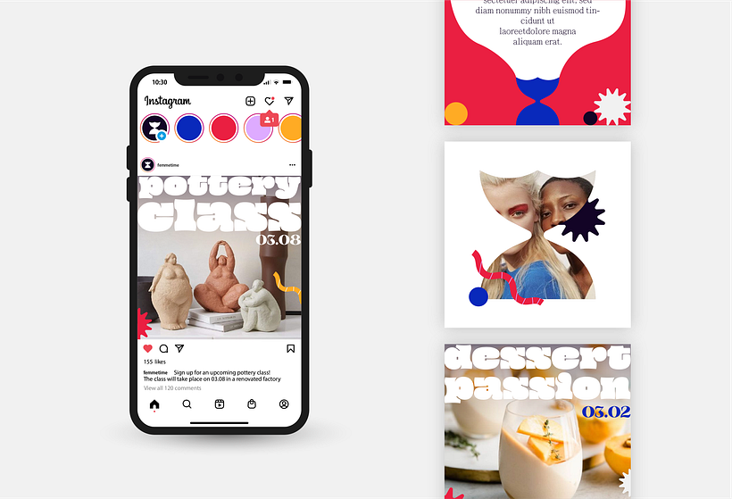 Applying final designs to mock-ups
