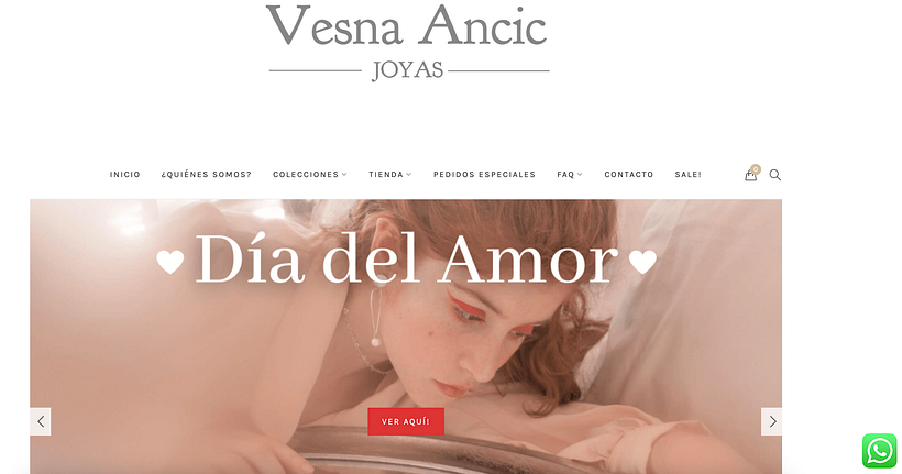 Sitio Web Vesna Ancic Joyas 2