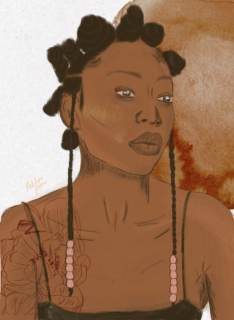 Mi Proyecto del curso: Retrato ilustrado con Procreate 1