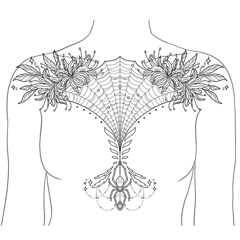 Clean lines, thicker outter lines, thinner inner lines.