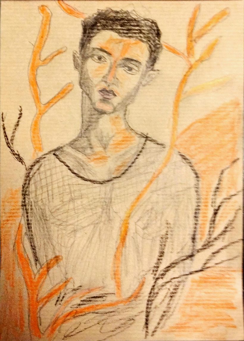 My project in Chiaroscuro Creative Portrait with Pencils course 2