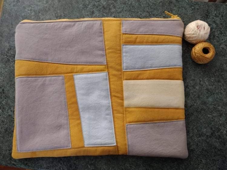 My project in Introduction to Contemporary Patchwork course 10