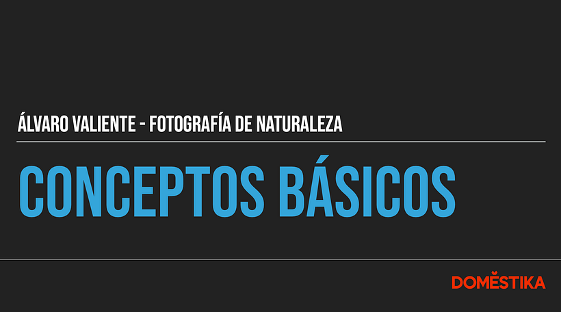 Descubre conceptos básicos para entender tu cámara fotográfica con este recurso de Álvaro Valiente.
