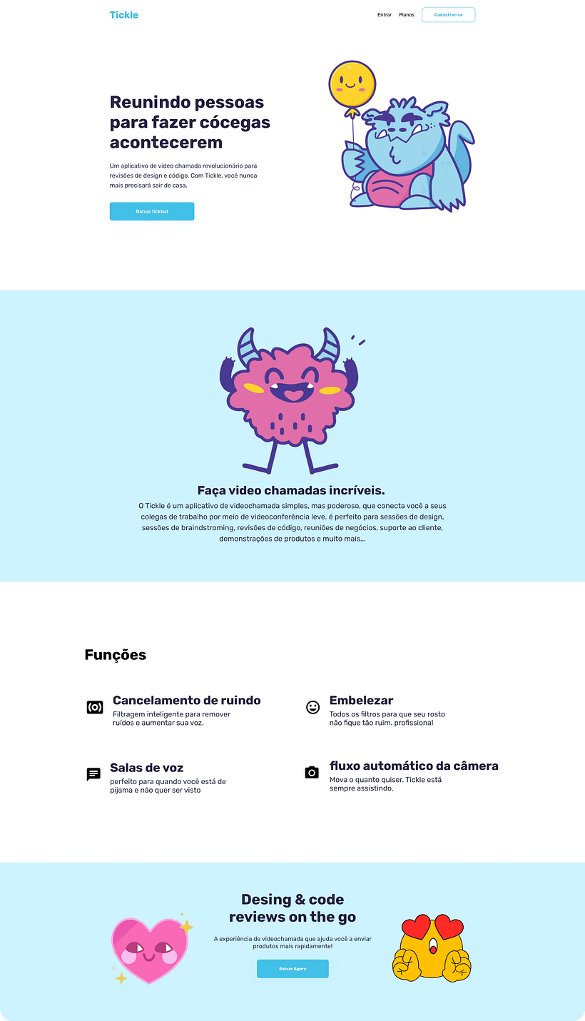 Meu projeto do curso: Web design com Figma: criação de interfaces eficazes 2