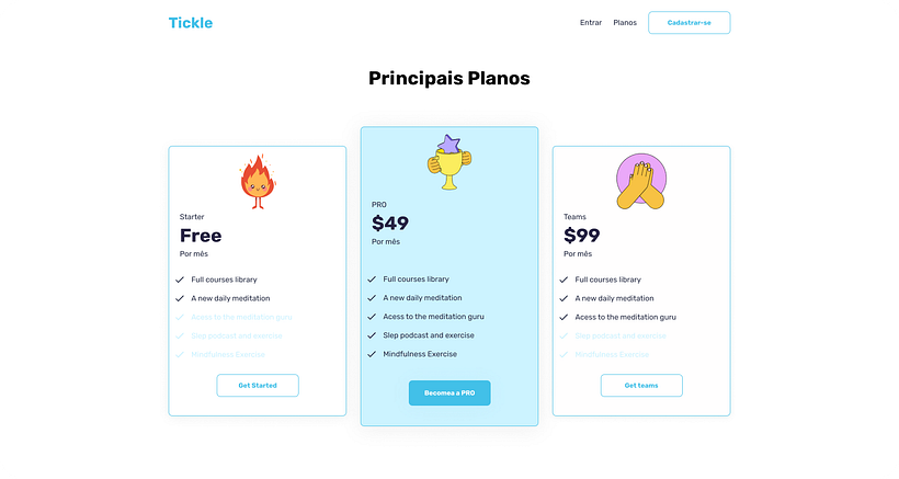 Meu projeto do curso: Web design com Figma: criação de interfaces eficazes 4