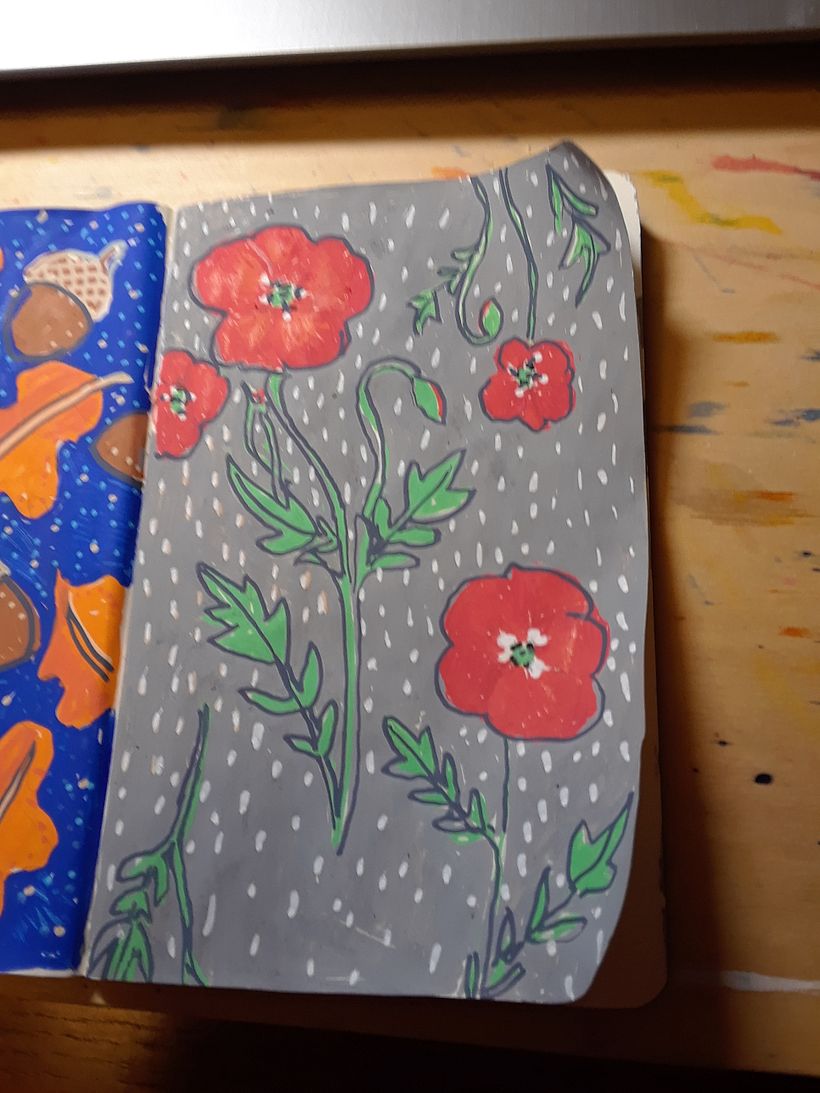 My project in Botanical Patterns in a Sketchbook: Conquer the Blank Page course 6