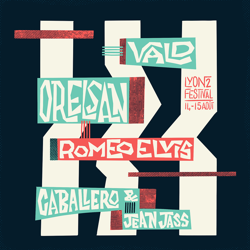 My project in Retro American Lettering: Discover the Interlock Style course 3