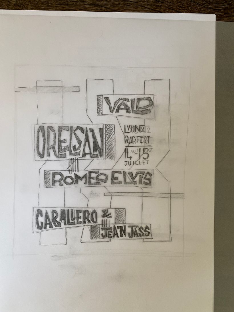 My project in Retro American Lettering: Discover the Interlock Style course 1