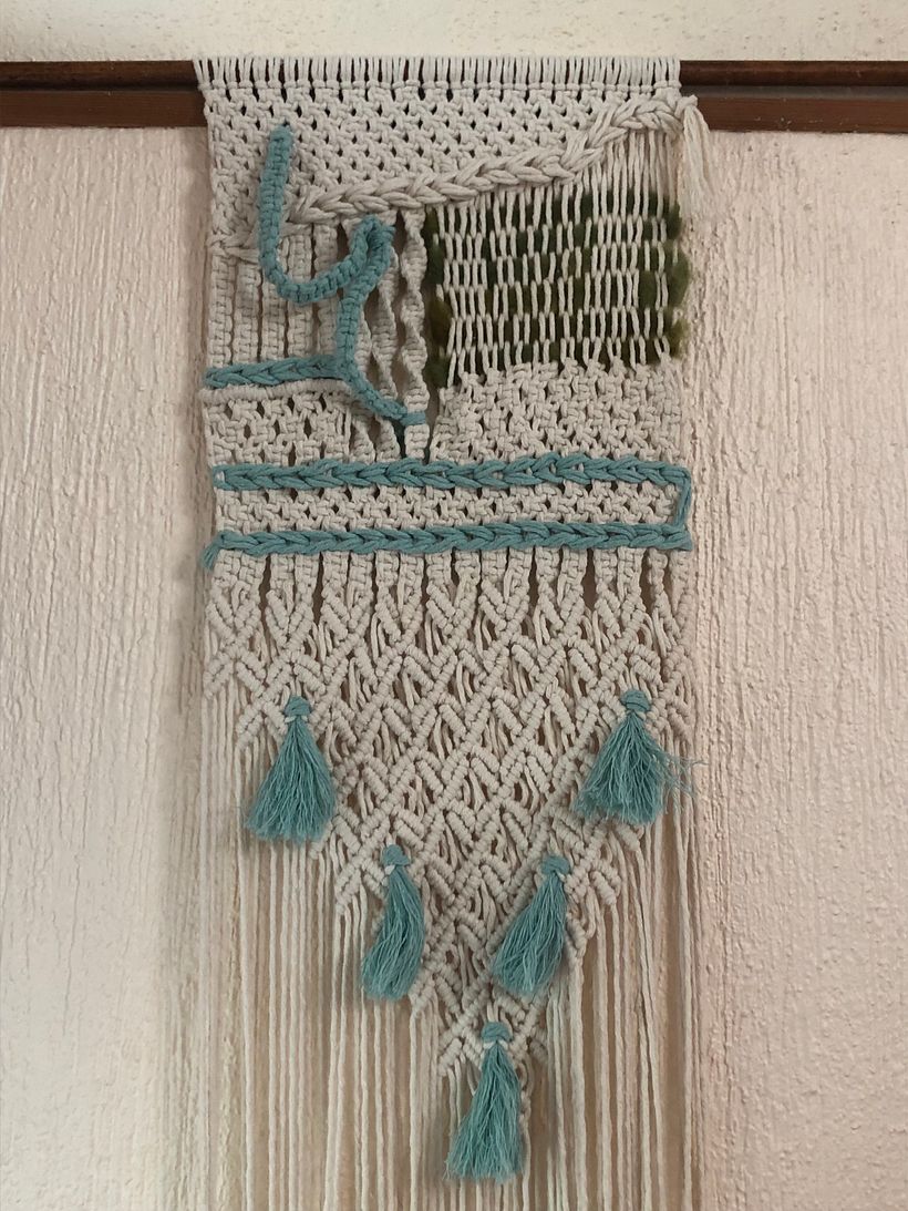 Mi Proyecto del curso: Macramé: nudos básicos y complejos 4