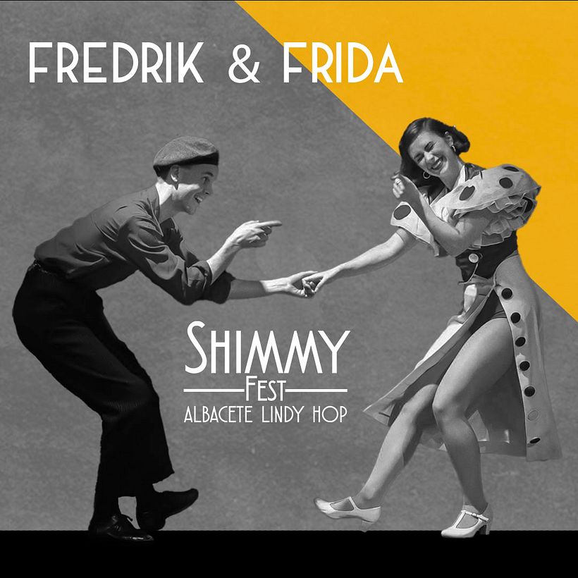 Cartel promocional para profesores del festival Shimmy Fest
