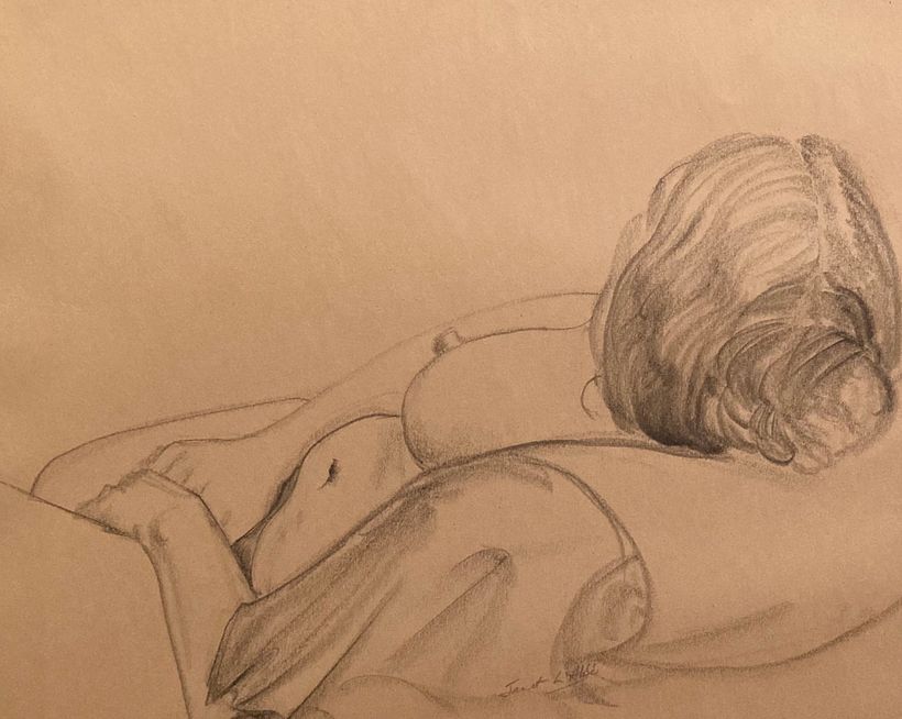 Figure drawing from many years ago