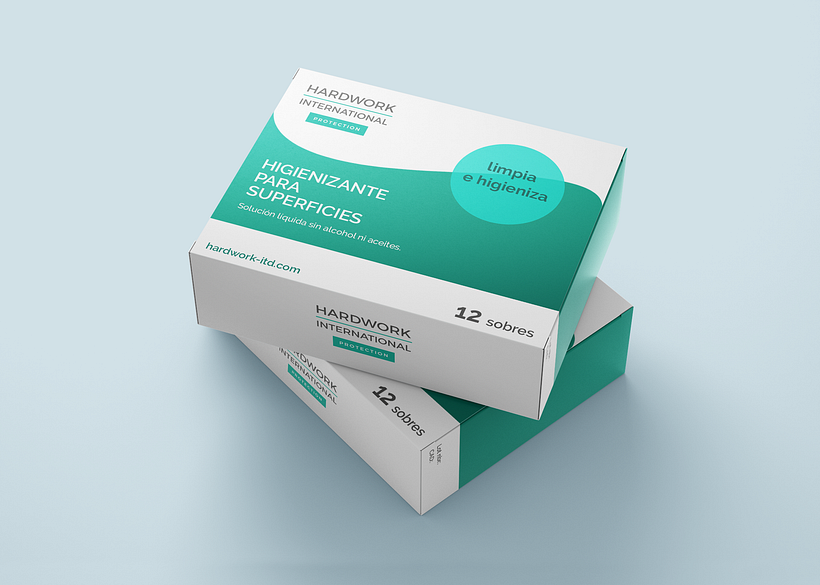 HARDWORK INTERNATIONAL - Higienizante para superficies