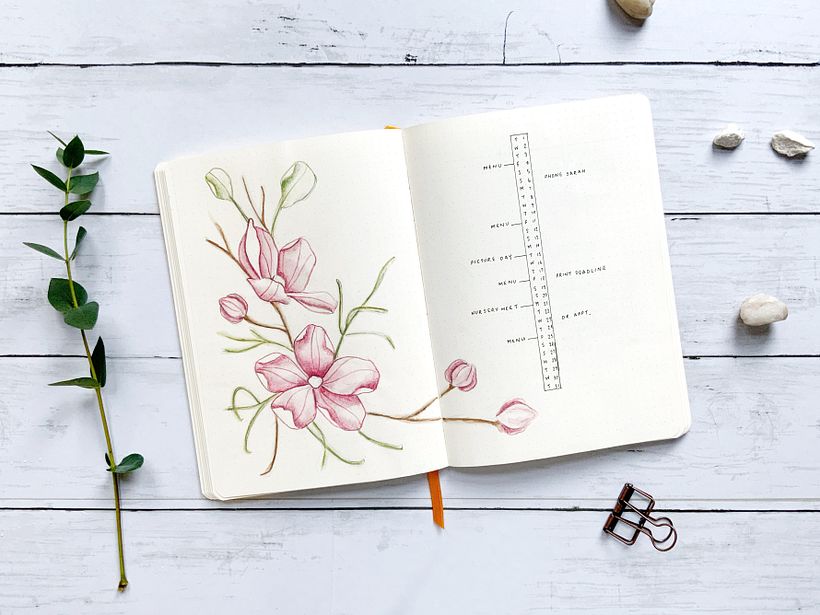 Creating an illustration to frame the page