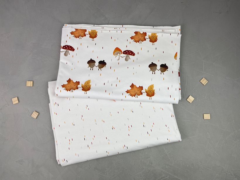 Verknallt im Wald - herbstliches Design im Aquarellstil 1