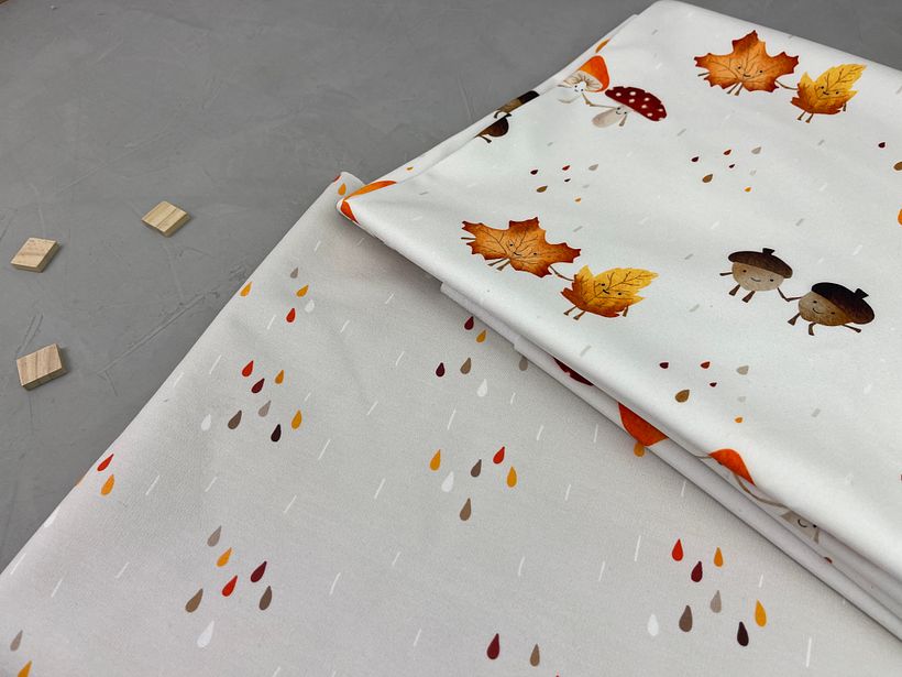 Verknallt im Wald - herbstliches Design im Aquarellstil 2