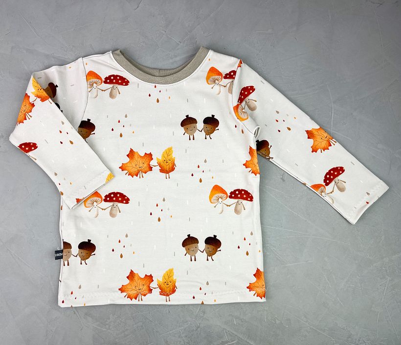 Verknallt im Wald - herbstliches Design im Aquarellstil 6