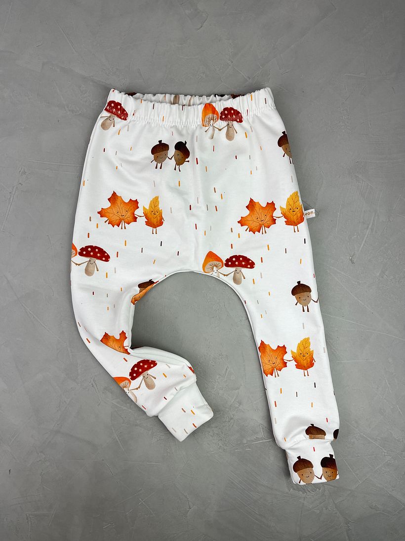 Verknallt im Wald - herbstliches Design im Aquarellstil 5