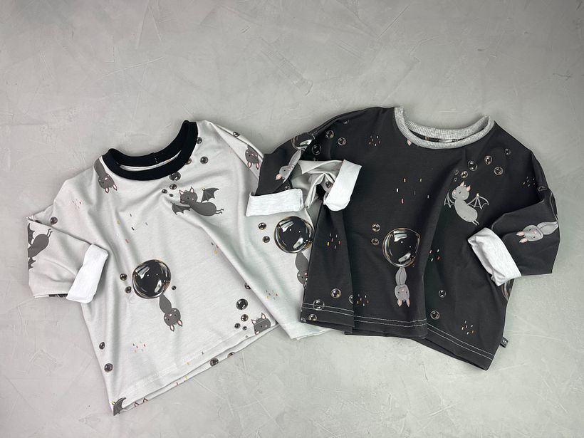 Oversize Longsleeves aus beiden Farben