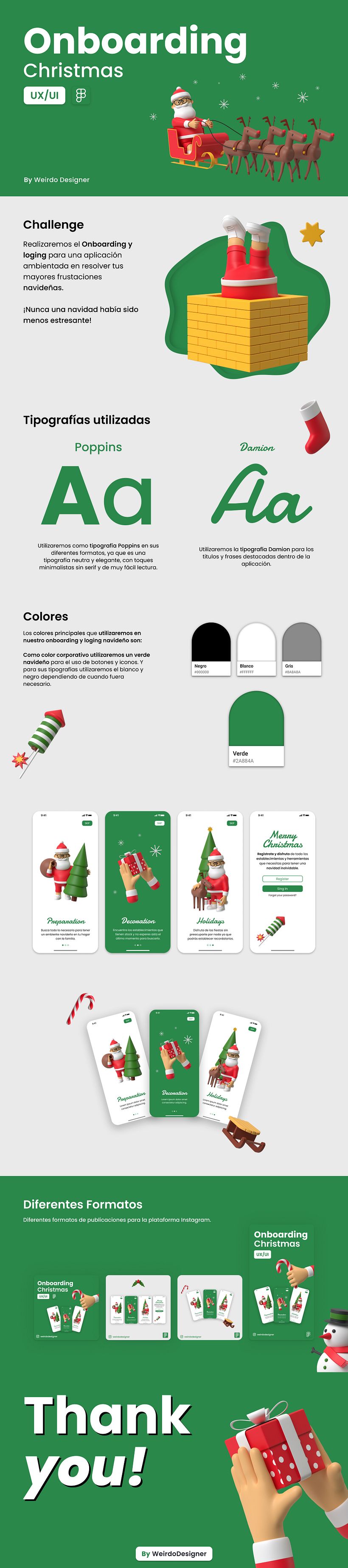 Onboarding Christmas UX/UI 2