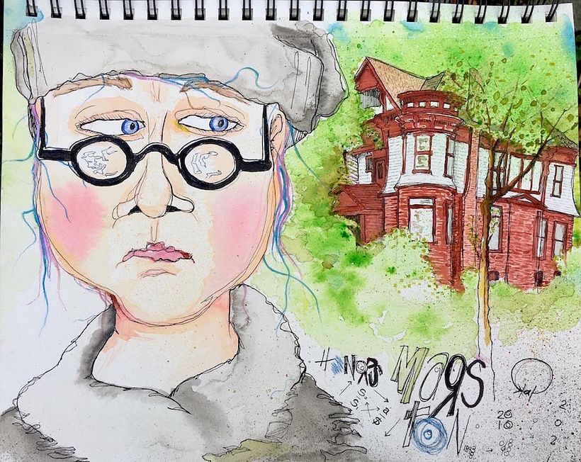 Looking back on the PSU Honors Building (Marston House) with longing: Lacanian Mathemes, and layers of dates.