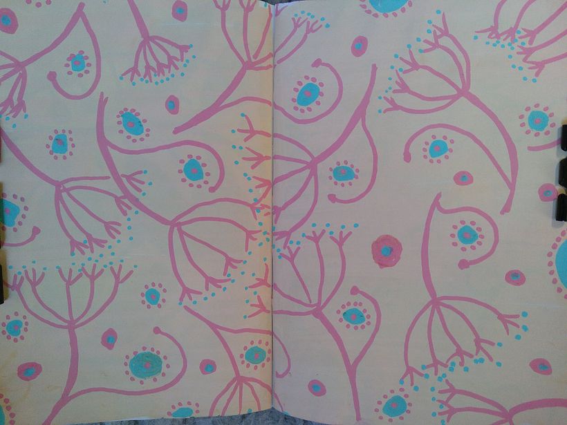 Mein Kursprojekt: Botanische Muster im Skizzenbuch 2