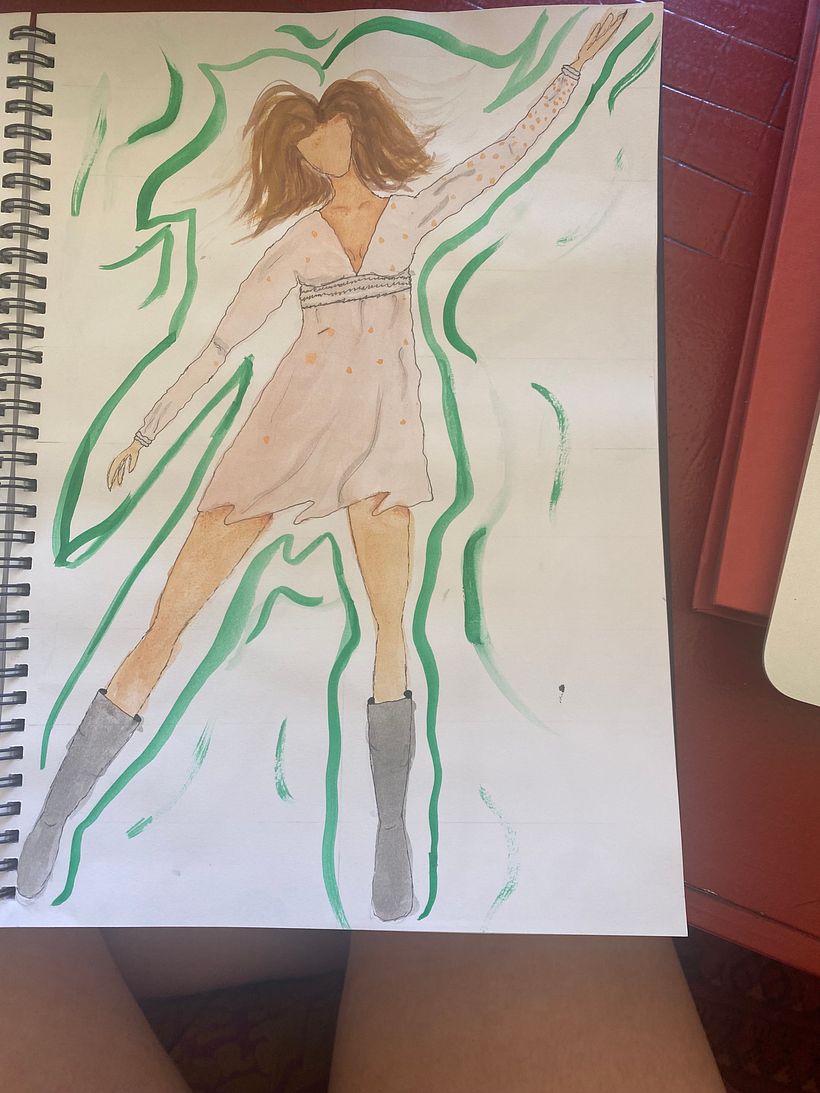 My project in Fashion Sketch Illustration course 4