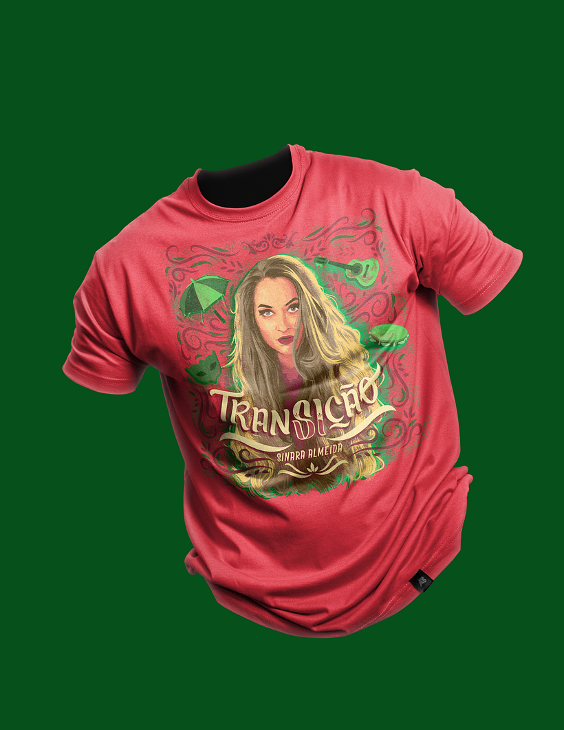 Técnicas de ilustração de retratos com Illustrator e Photoshop: Ilustração Transição 3