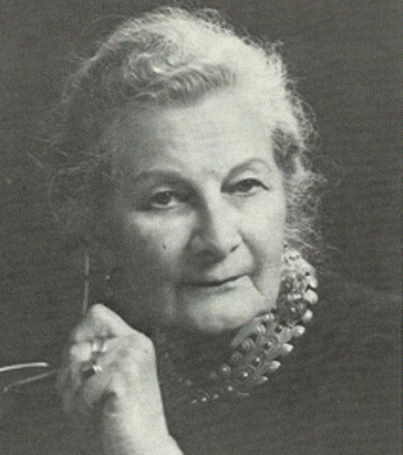 Retrato de Sylvia Moberly-Holland.