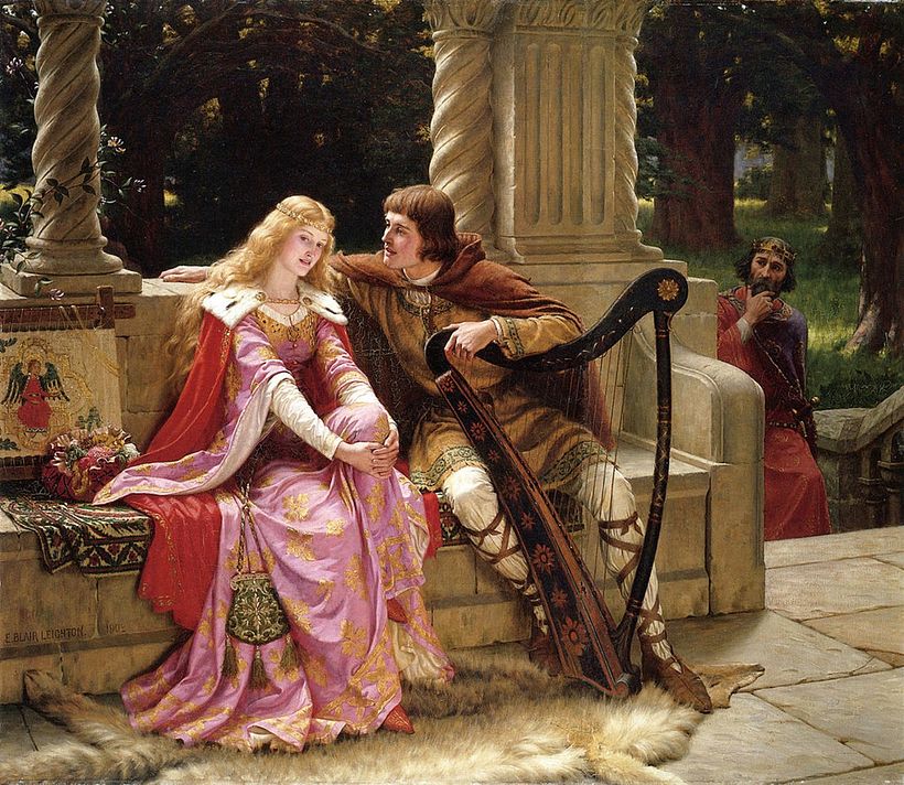 La fin de la chanson (Tristan et Isolde), Edmund Blair Leighton
