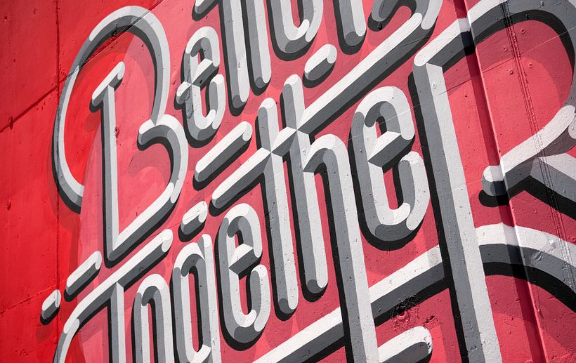 Better Together — Mural Lettering 1