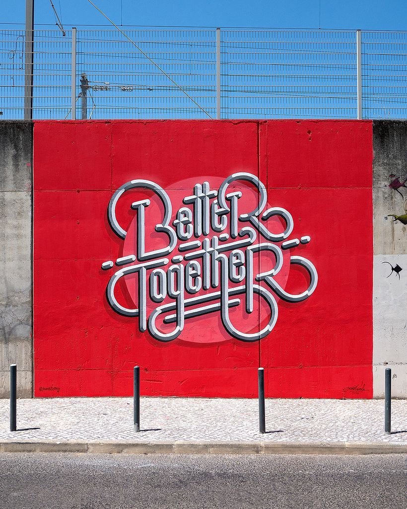 Better Together — Mural Lettering 3