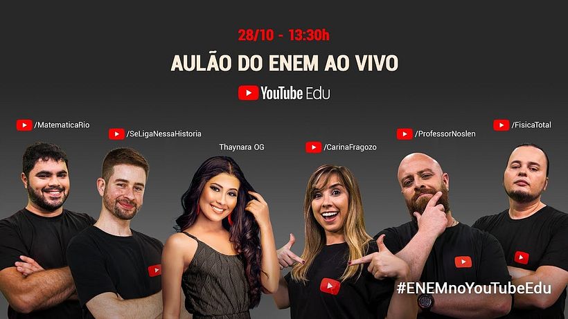 YouTube Educação - Aulão do ENEM 2
