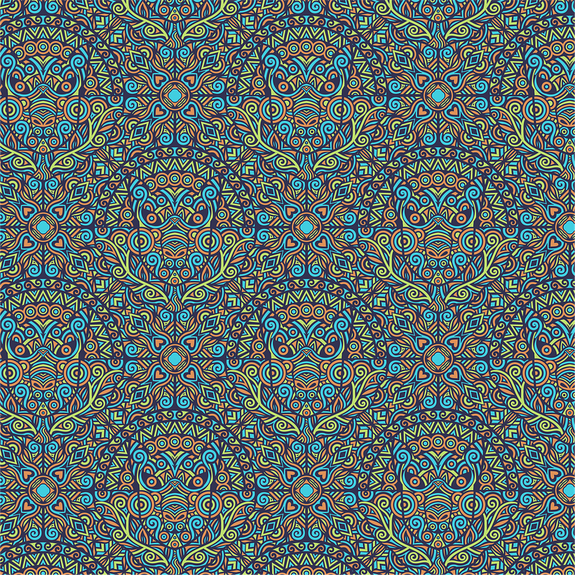 Alpaca in Geometric Pattern Design course - Design