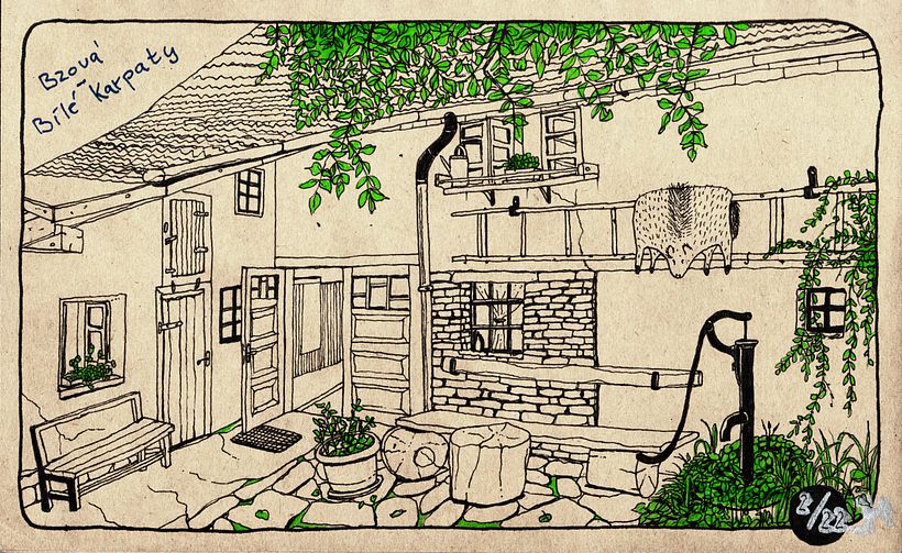My project in Illustrated Diary: Fill Your Sketchbook with Experiences course - Geleneksel illüstrasyon